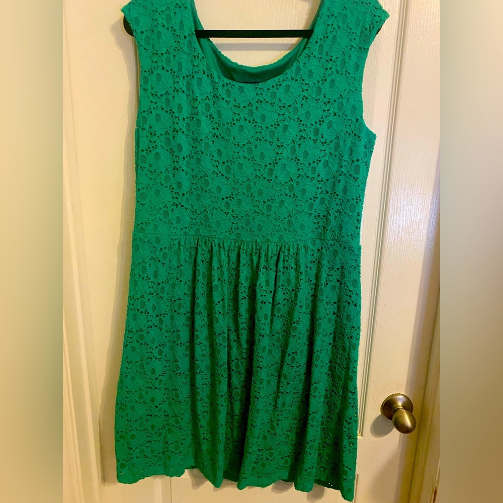 Bright Green Dress!